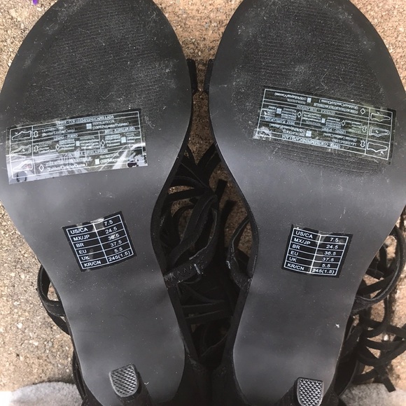 Forever 21 Fringed Heels - Picture 5 of 5